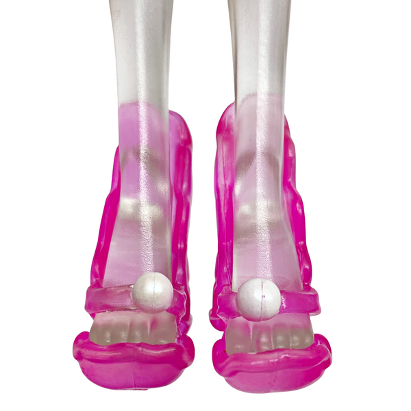 Monster High Lagoona Blue Dot Dead Gorgeous Doll Replacement Pink Shell Style Shoes