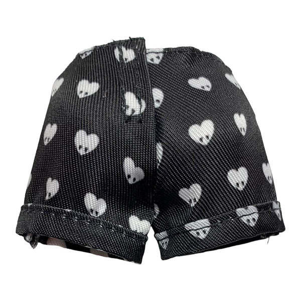 Monster High G3 Draculaura Doll Outfit Replacement Black & White Heart Shorts