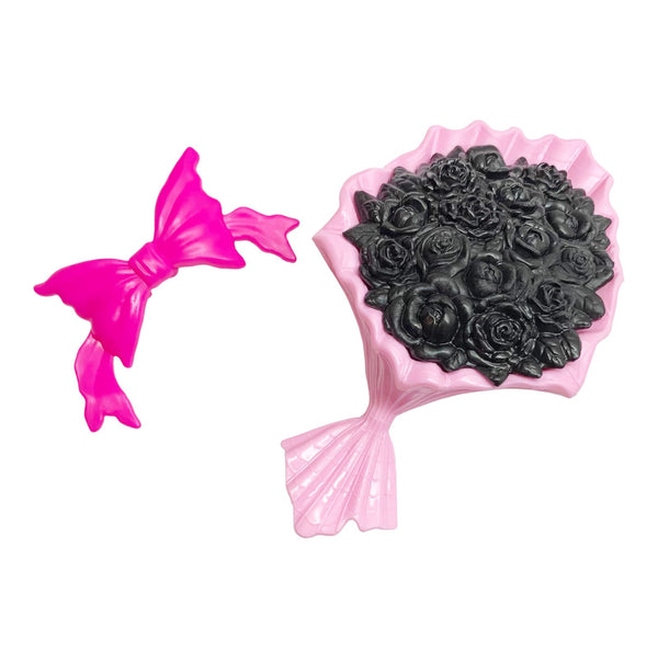 Monster High Draculaura Monster Ball Doll Replacement Black Roses Flower Bouquet