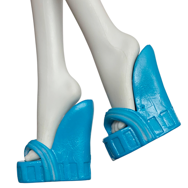 Monster High Color Me Creepy Design Chamber Replacement Lagoona Style Blue Shoes