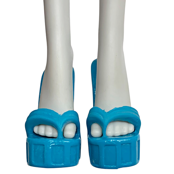 Monster High Color Me Creepy Design Chamber Replacement Lagoona Style Blue Shoes
