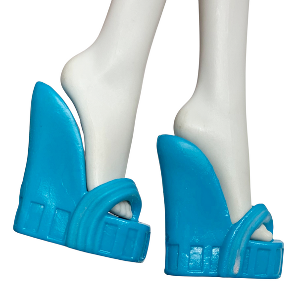 Monster High Color Me Creepy Design Chamber Replacement Lagoona Style Blue Shoes