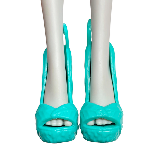 Monster High Inner Monster Shockingly Shy Scared Silly Doll Replacement Green Leaf Shoes