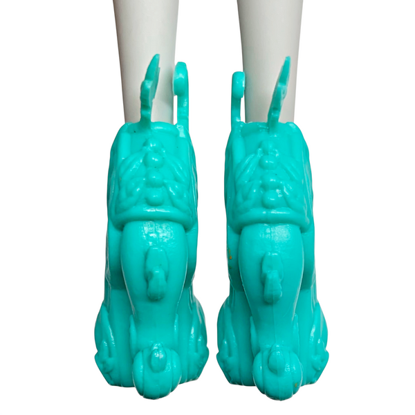 Monster High Inner Monster Shockingly Shy Scared Silly Doll Replacement Green Leaf Shoes