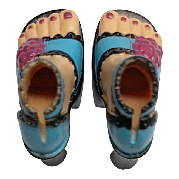 Mattel Barbie My Scene Goes To Hollywood Kennedy Doll Replacement Black & Blue Shoes