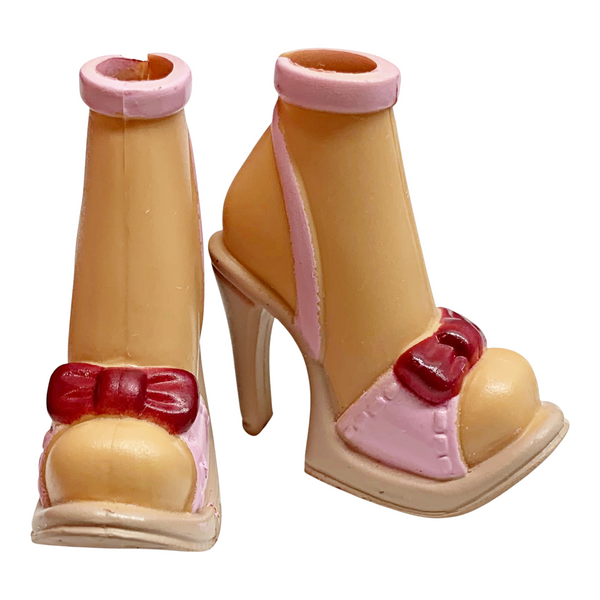 Mattel My Scene Goes To Hollywood Barbie Doll Replacement Pink & Red Shoes