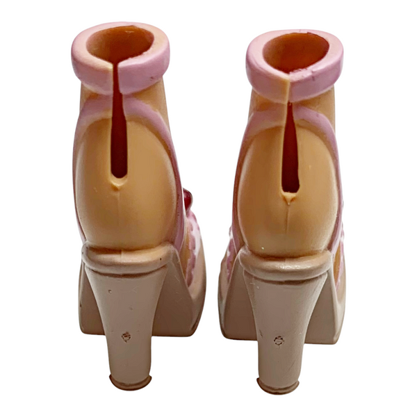 Mattel My Scene Goes To Hollywood Barbie Doll Replacement Pink & Red Shoes