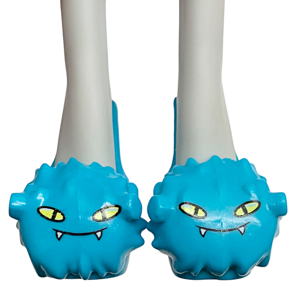 Monster High Frankie Stein Dead Tired Sleepover Doll Replacement Blue Slippers