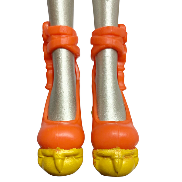 Monster High Jinafire Long Scaris Doll Replacement Orange & Gold Shoes