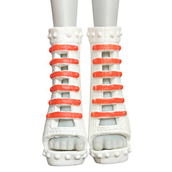 Monster High Scarah Toralei Freaky Fusion Doll Replacement White & Orange Shoes
