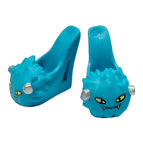 Monster High Dead Tired Frankie Stein Doll Replacement Shoes Blue Slippers