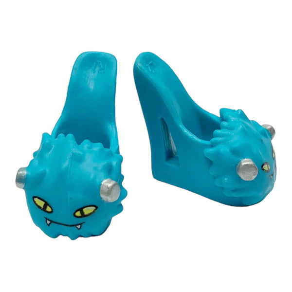 Monster High Dead Tired Frankie Stein Doll Replacement Shoes Blue Slippers