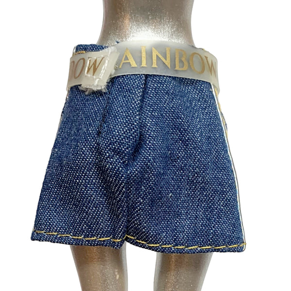 Rainbow High Series 1 Skyler Bradshaw Doll Outfit Replacement Blue Jean Denim Skirt & Belt