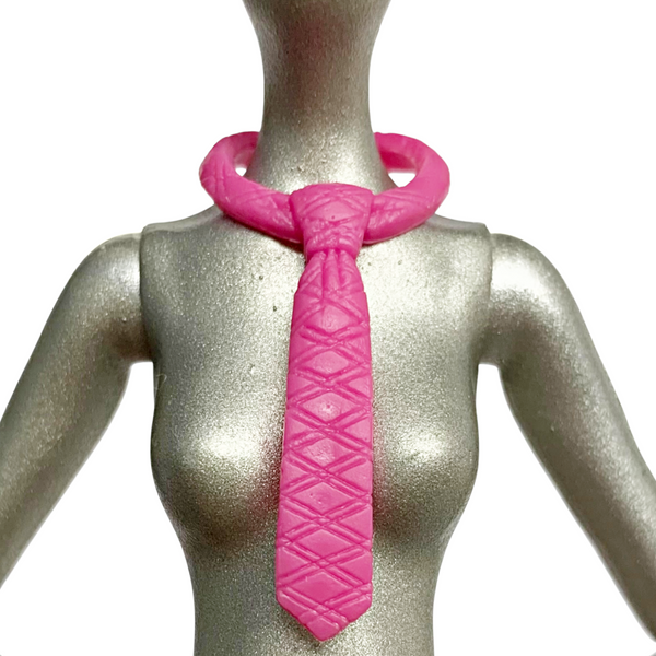 Pink Necktie Tie Necklace Accessory Fits Monster High G1 Size Dolls