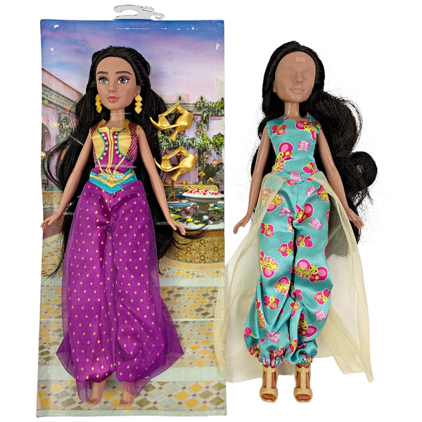 Disney Aladdin Princess Jasmine Live Action Movie Prototype Doll Set