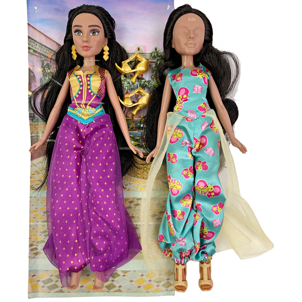 Disney Aladdin Princess Jasmine Live Action Movie Prototype Doll Set