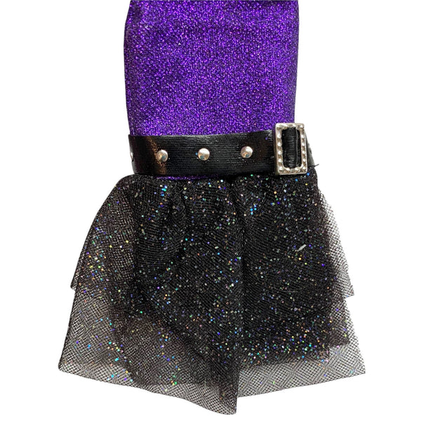 Monster High 13 Wishes Casta Fierce Doll Outfit Replacement Purple Glitter Dress