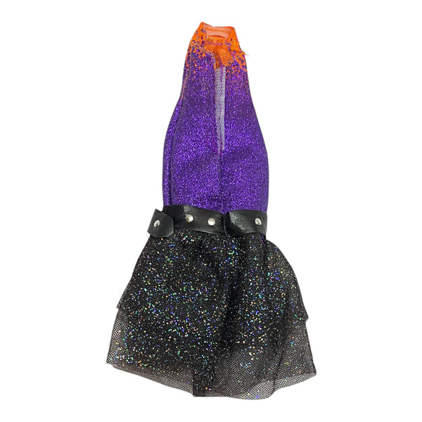 Monster High 13 Wishes Casta Fierce Doll Outfit Replacement Purple Glitter Dress