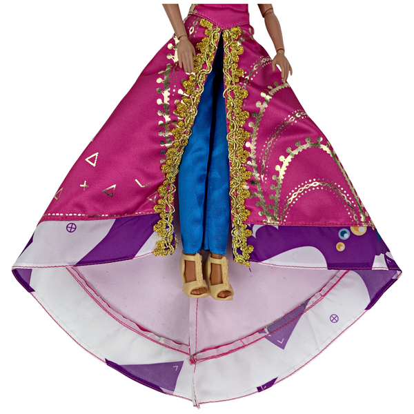 Disney Aladdin Glamorous Jasmine Live Action Movie Prototype Doll Set