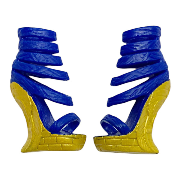 Monster High Picture Day Cleo De Nile Doll Replacement Blue & Gold Shoes