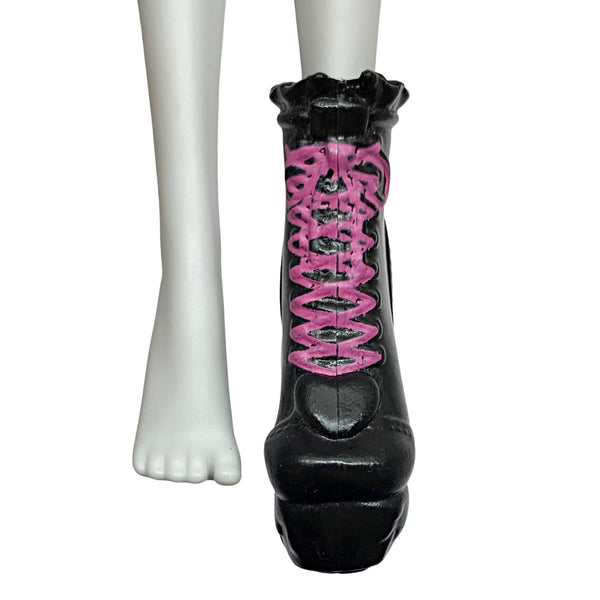 Monster High Draculaura Party Hair Doll Replacement Left Black Shoe