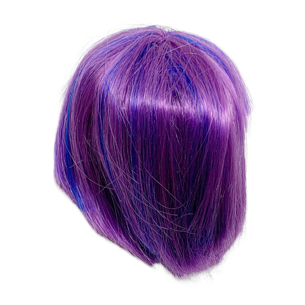 Monster High Create-A-Monster Cat Doll Replacement Short Purple & Blue Wig Part