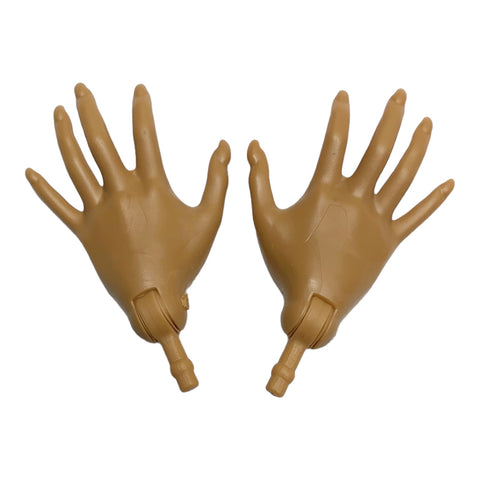 Replacement Parts for Monster High Cleo - Monster High Cleo De Nile  Original Favorite Doll Playset CFC65 ~ Includes Left and Right Lower Arms  and Left and Right Hands ~ Medium Tan 