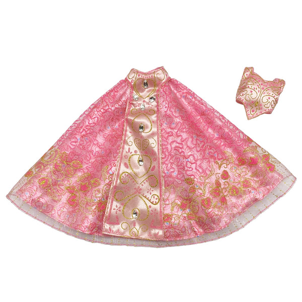 Disney's Aladdin Broadway Musical Deluxe Pink Dress Outfit Fits Designer Collection Jasmine Doll