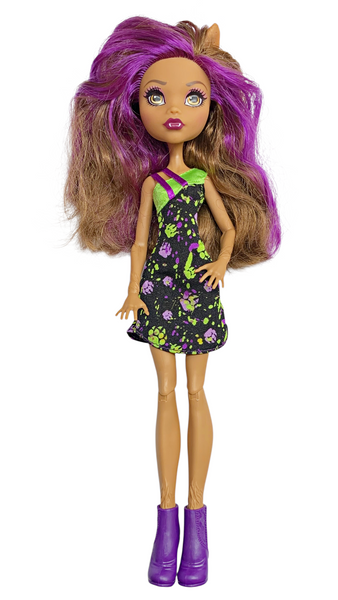 Monster High Clawdeen Wolf Ghoul La La Locker Doll With Outfit