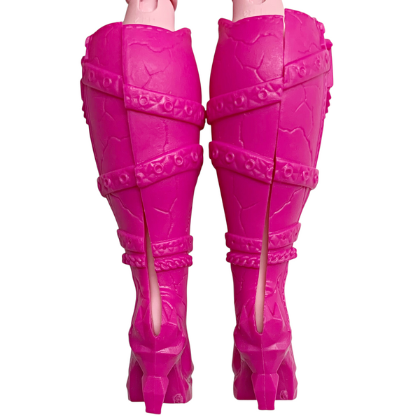 Monster High Catty Noir Faboolous Friends G3 Doll Replacement Shoes Tall Pink Boots