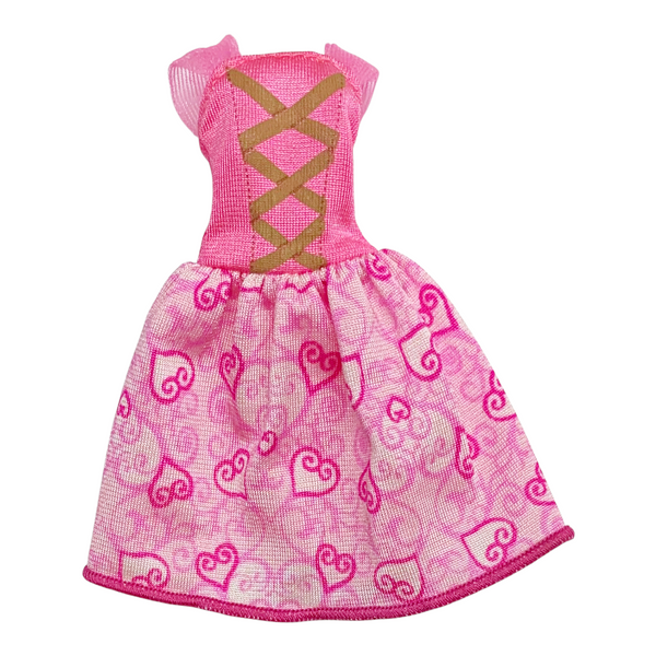 Ever After High C.A. Cupid Birthday Ball Doll Outfit Replacement Pink Dress