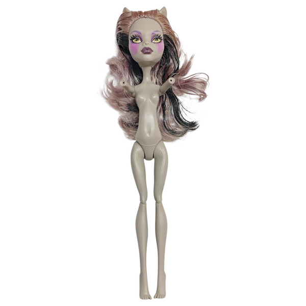 Monster High Replacement Clawdeen Wolf Freak Du Chic Doll Body With Head Part