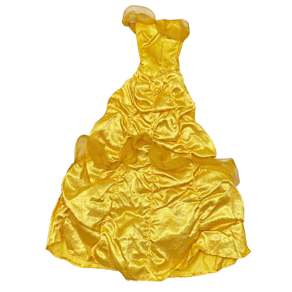 Disney 17" Singing Belle Beauty & The Beast Doll Outfit Replacement Gold Gown Dress