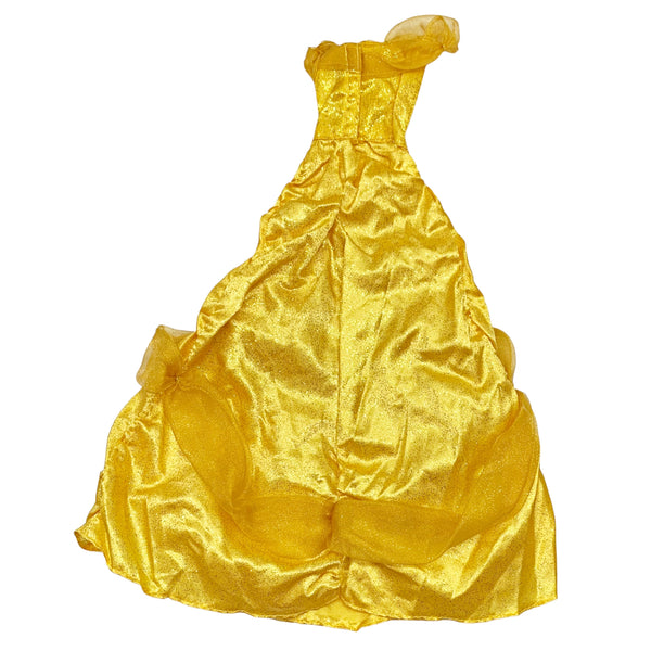 Disney 17" Singing Belle Beauty & The Beast Doll Outfit Replacement Gold Gown Dress