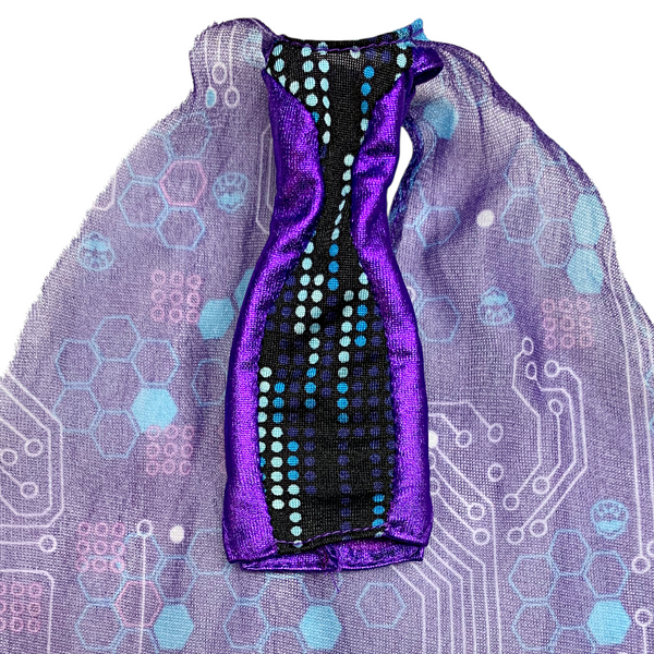 Monster High Elle Eedee Boo York Musical Gala Ghoulfriends Doll Replacement Dress