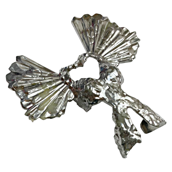 Monster High Catty Noir Boo York Doll Outfit Replacement Metallic Silver Chest Piece