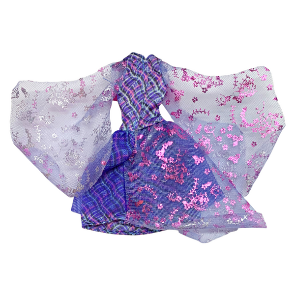 Monster High Kiyomi Haunterly Haunted Doll Outfit Replacement Purple Dress