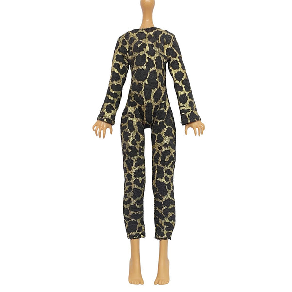 Bratz Meygan Catz Doll Outfit Replacement Kitty Cat Black & Gold Romper Jumper Jumpsuit