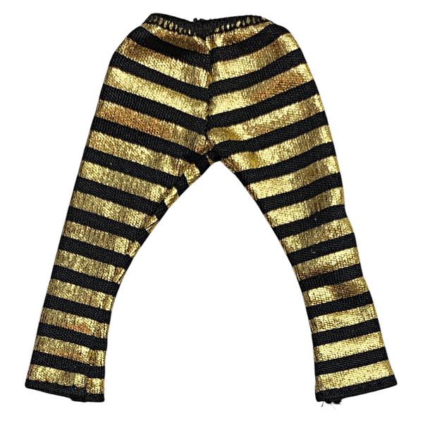 Monster High Cleo De Nile Picture Day Doll Outfit Replacement Black & Gold Capri Pants