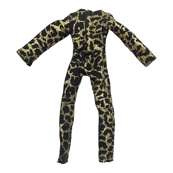 Bratz Meygan Catz Doll Outfit Replacement Kitty Cat Black & Gold Romper Jumper Jumpsuit