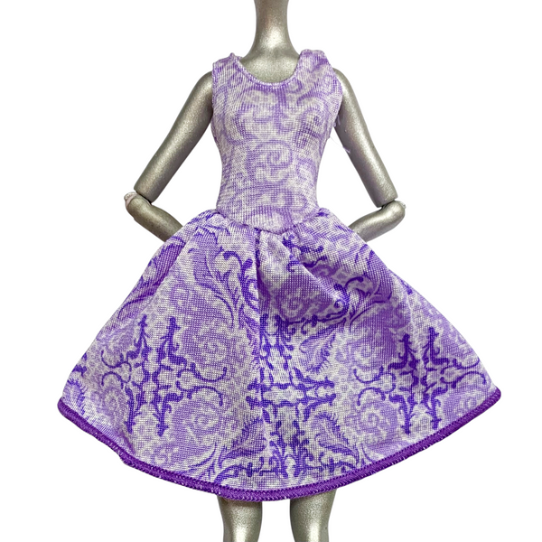 Ever After High Duchess Swan Birthday Ball Doll Outfit Replacement Purple Dress