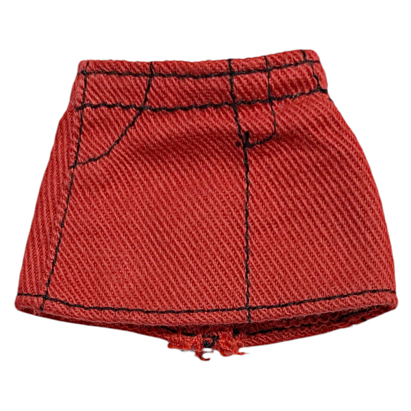 Monster High Purrsephone Werecat Twins 1st Wave Doll Outfit Replacement Red Mini Skirt