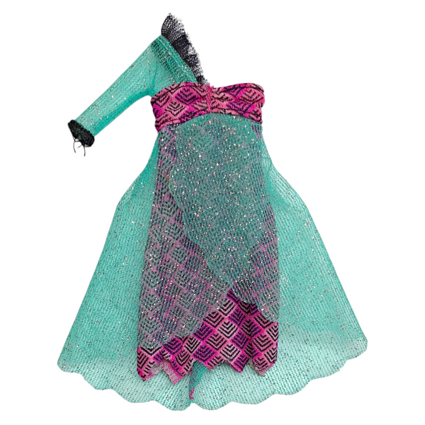 Monster High Freshwater Lagoona Blue 13 Wishes Doll Outfit Replacement Dress