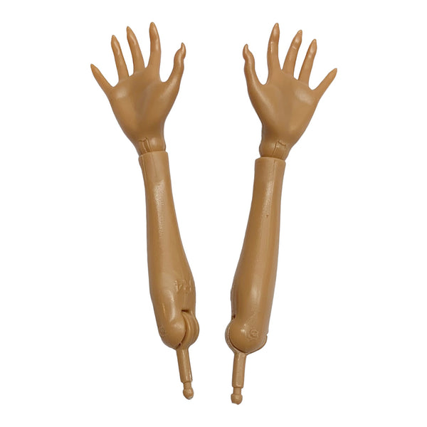 Monster High Gloom Beach Clawdeen Wolf Doll Replacement Hands & Forearms Pair Of Arms