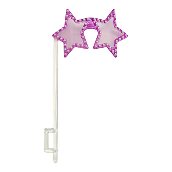Purple Star Shaped Masquerade Mask For Monster High G1 Size Dolls