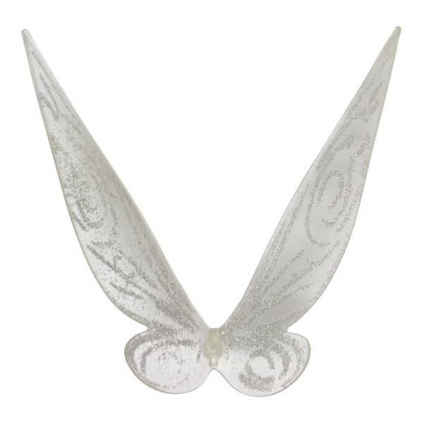 Disney's Fairies Tinkerbell Doll Replacement Silver Glitter Wings Part