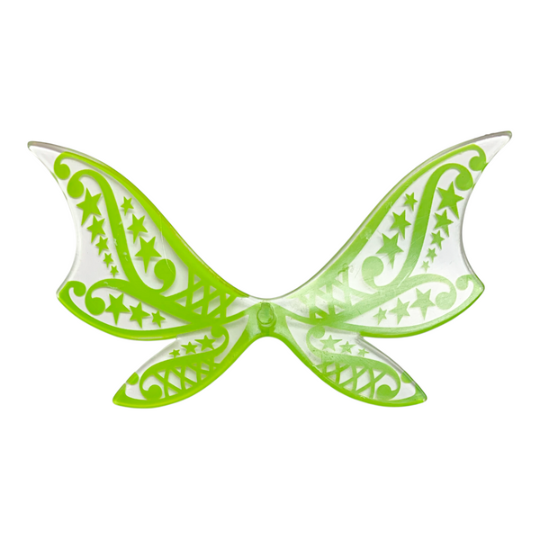 Equestria Girls Aria Blaze Doll Size Replacement Translucent Clear Green Wings Part