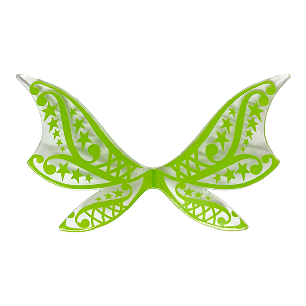 Equestria Girls Aria Blaze Doll Size Replacement Translucent Clear Green Wings Part