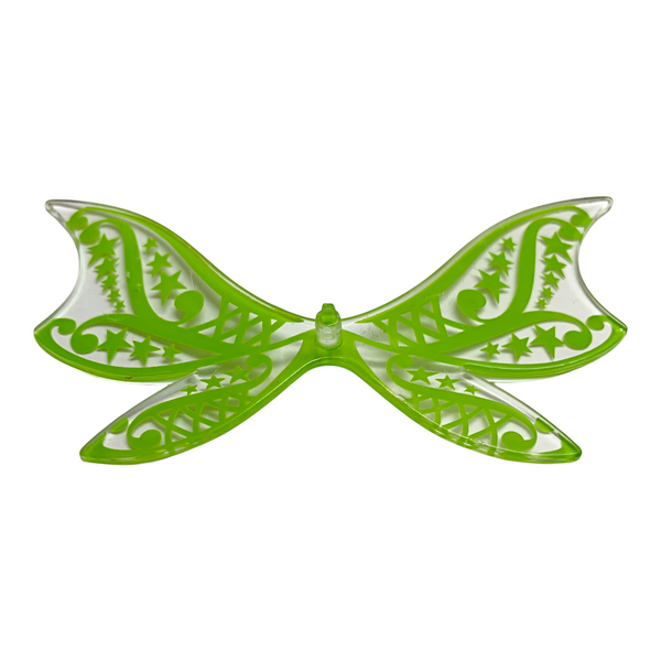 Equestria Girls Aria Blaze Doll Size Replacement Translucent Clear Green Wings Part