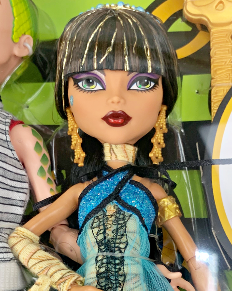 Monster High Cleo De Nile & Deuce Gorgon Boo-riginal Creeproduction Doll Set (HRP86)